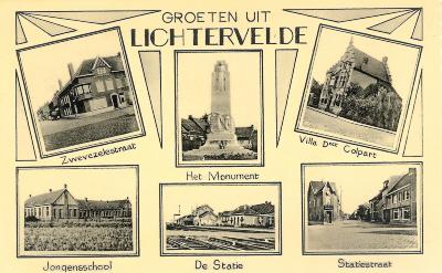 Groeten uit Lichtervelde ca. 1950 