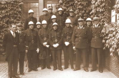 Groepsfoto politie, 1950
