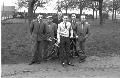 Fotoreportage wielrenner André Assez, Staden, 1958