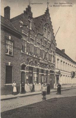 Oud Gemeentehuis, Gravinnestraat, Ingelmunster, ca 1910