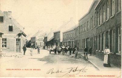 Bruggestraat, Ingelmunster, ca 1905