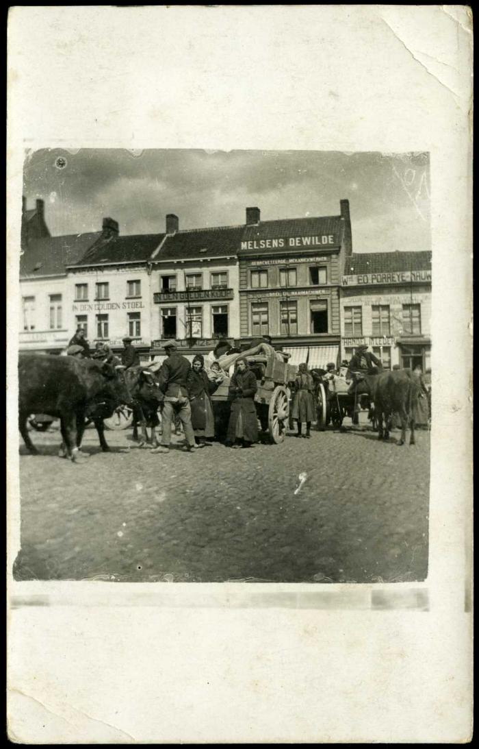 Vluchtelingen op Grote Markt, Roeselare