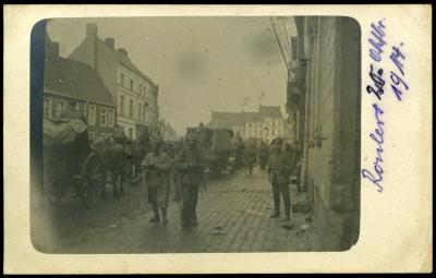 Na 'Schuwe Maandag', Roeselare 20 oktober 1914