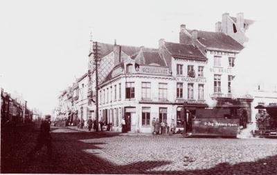 Café 'Graenmarkt' op hoek Noordstraat-Ooststraat, Roeselare