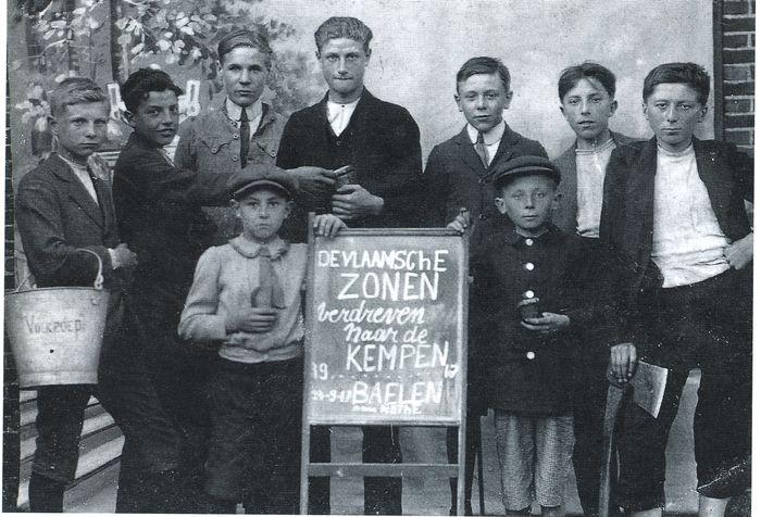 'Vlaamsche zonen verdreven naar de Kempen', Balen 24 (?) september 1917