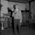 Groepsfoto café In de Arend,1957