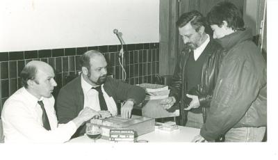 Kaarting oud-leerlingenbond VTI, Roeselare, 1990