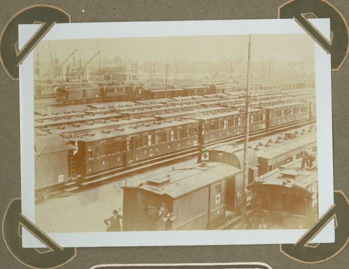 Rode Kruistrein in station Antwerpen-Zuid 15 september 1914