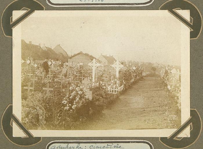 Begraafplaats, Adinkerke 21 september 1915