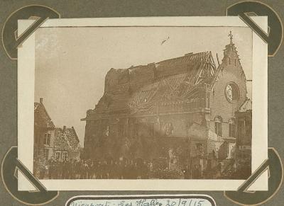 Stadshallen, Nieuwpoort 20 september 1915