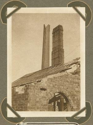 Platform van steenbakkerij, Ramskapelle 22 september 1915