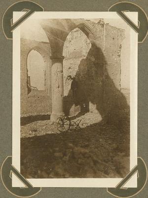 Ruïnes kerk Ramskapelle 22 september 1915 