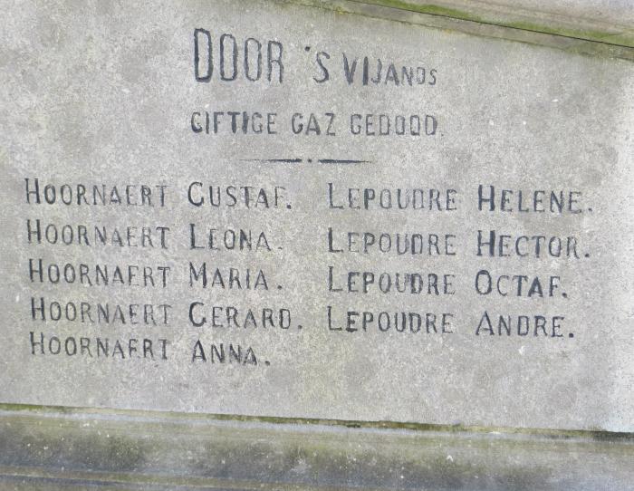 De door gas vermoorde burgers