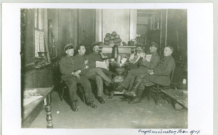 Groepsfoto, Ingelmunster, november 1917