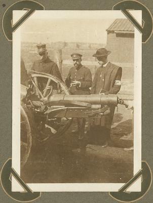 Ontploft kanon, Adinkerke 26 september 1915