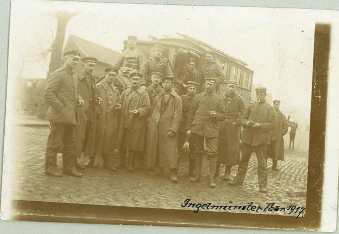 Groepsfoto, Ingelmunster, februari (?) 1917