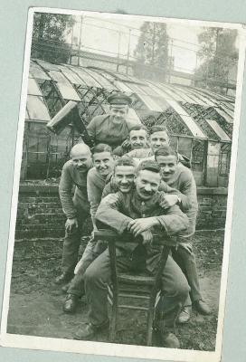 Groepsfoto, Ingelmunster, november 1917