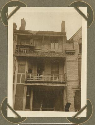 Villa van mevrouw Stuytte, De Panne 8 november 1915