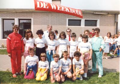 RSB neemt deel aan wandeltocht, Kortemark, 29 april 1987