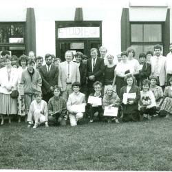 Diploma-uitreiking 6de klassers, Lichtervelde, 27 juni 1987
