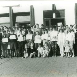 Diploma-uitreiking 6e leerjaar, Lichtervelde, juni 1988