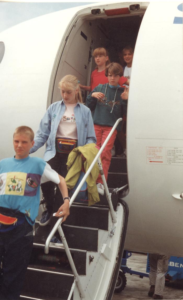 Leerlingen terug de lucht in, Lichtervelde, 1 oktober 1993