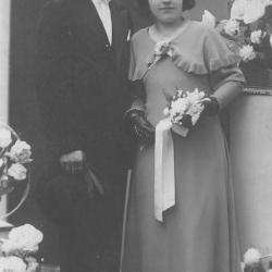 Huwelijksfoto Maurice Corteville en Fleur Vansteenkiste