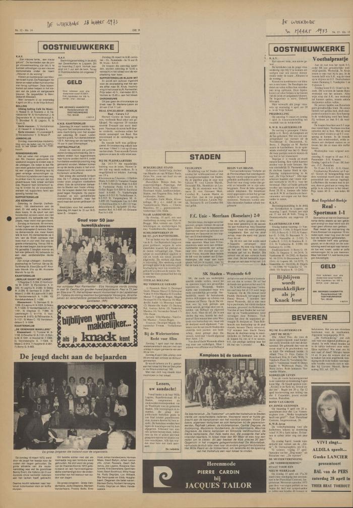 De Weekbode, 23 maart 1973
De Weekbode, 30 maart 1973