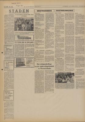 Het Wekelijks Nieuws, 19 januari 1973
De Weekbode, 19 januari 1973