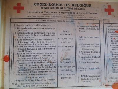 Koffer rode kruis van België