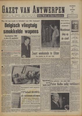 Gazet van Antwerpen, 18 oktober 1971
