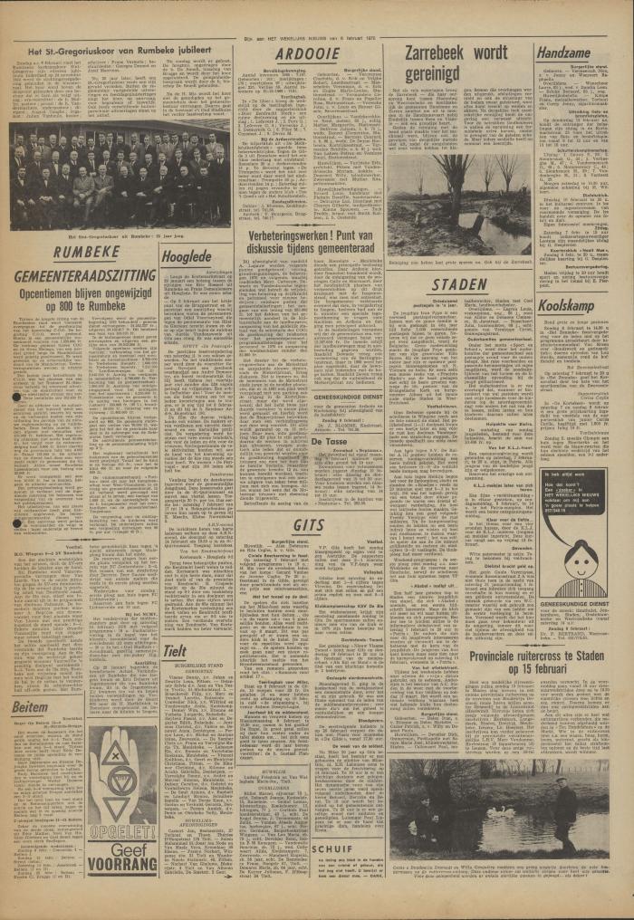 Het Wekelijks Nieuws, 6 februari 1970