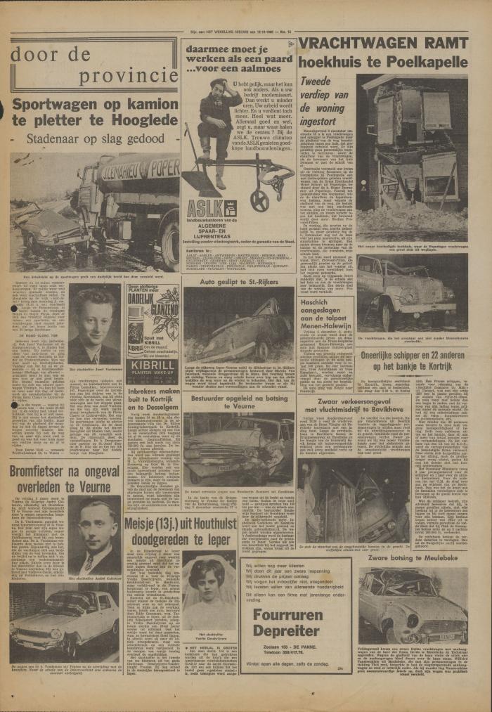 Het Wekelijks Nieuws, 12 december 1969