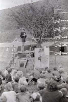 Chirojeugd Staden op kamp in La Roche, augustus 1974