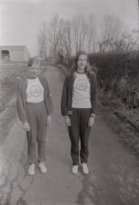Annie en Katrien Alossery, Moorslede februari 1973