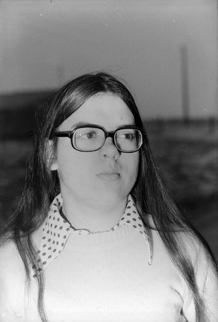 Pasfoto Monique Geldof, Moorslede december 1972