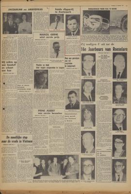 Krantenartikels, 25 oktober 1968