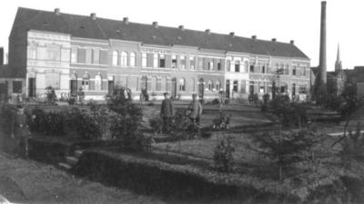 Vredestraat huizen in Jugendstil Izegem, Eerste Wereldoorlog
