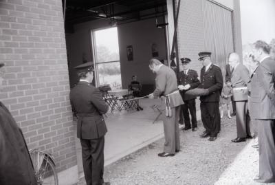 Opening brandweerarsenaal, Moorslede oktober 1972