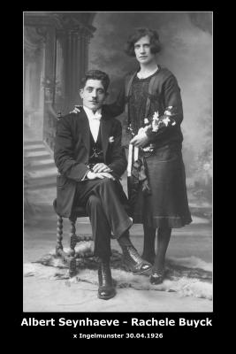 Seynhaeve Albert en Buyck Rachele Gabrielle, Ingelmunster, 1926
