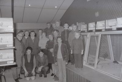 Vogeltentoonstelling café Breughel, Moorslede december 1973