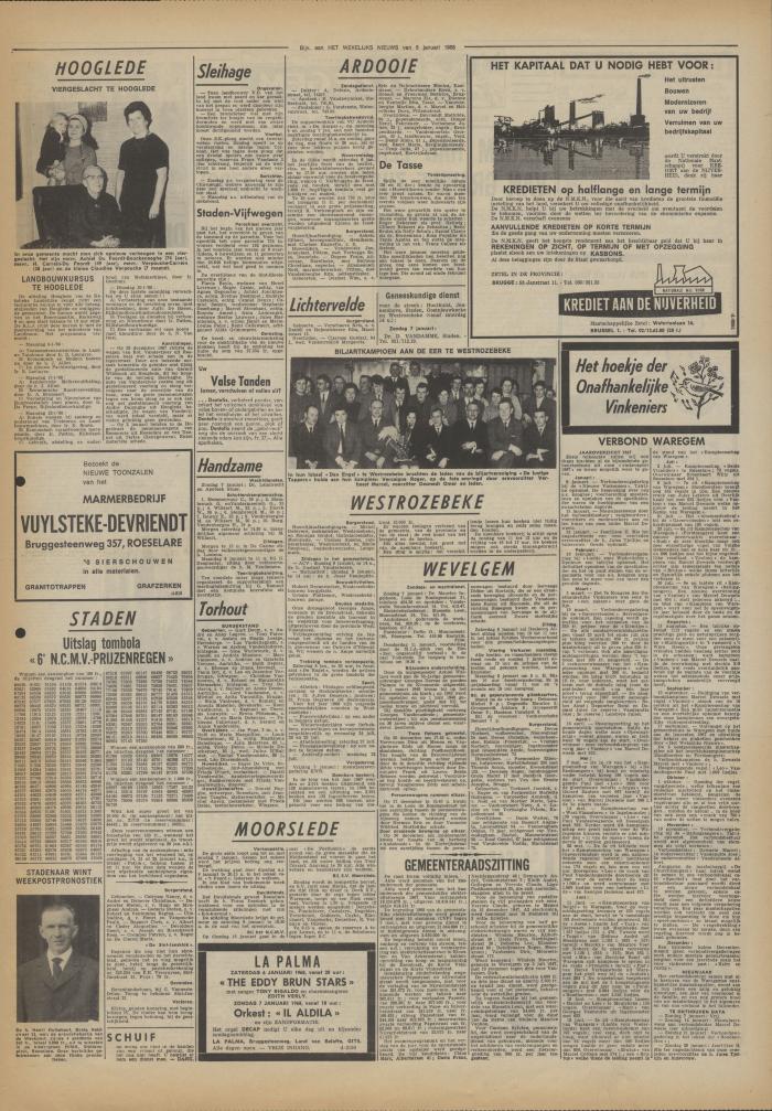 Het Wekelijks Nieuws, 5 januari 1968