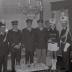 Harmonie showt nieuwe uniformen, Moorslede 1970