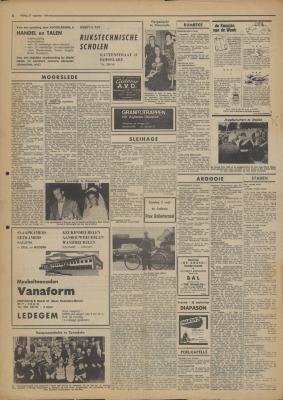 Krantenartikels, 27 augustus 1965