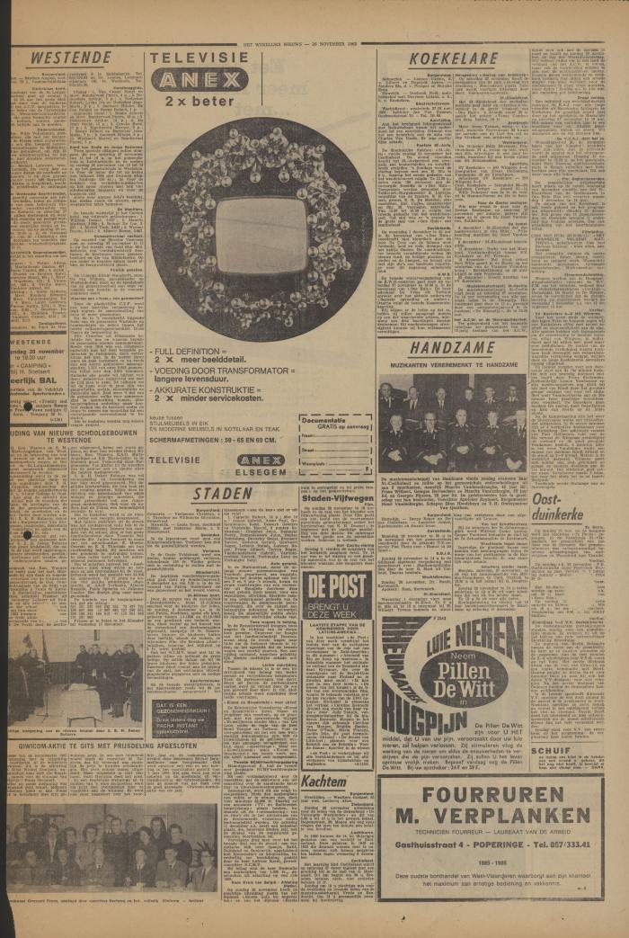 Het Wekelijks Nieuws, 26 november 1965