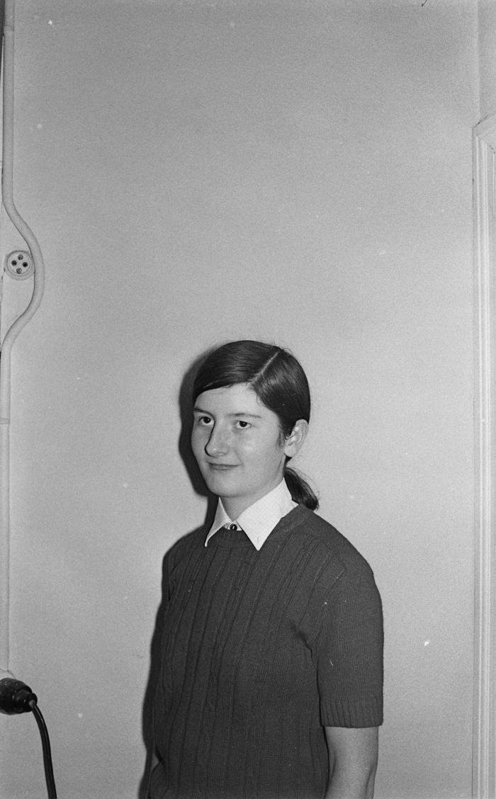 Pasfoto Martine en Marleen Hinnekint, Moorslede 1969