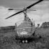 Wereldkampioenschap wielrennen: helikopter in weide, Moorslede 1950