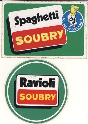 Stickers Soubry deegwaren