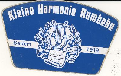Sticker van de Kleine Harmonie Rumbeke