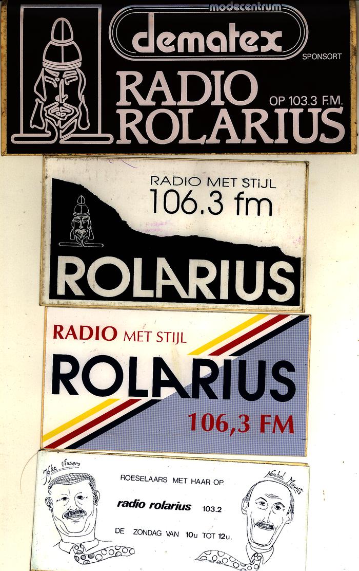 Promotiestickers radio Rolarius